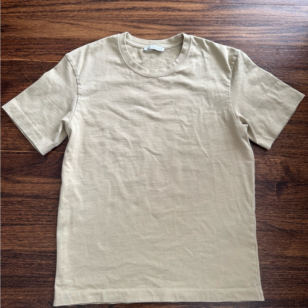 Men's Beige T-Shirt